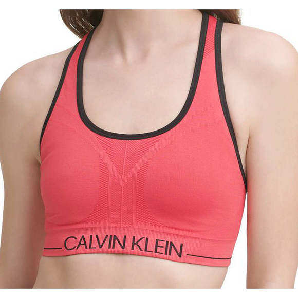 Calvin Klein Womens Performance Seamless Reversible Sports Bra Size X-Small - Picture 1 of 4